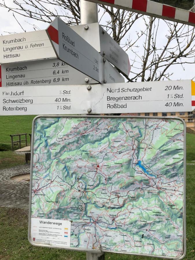 Ferienwohnung am Waldrand von Egg /Bregenzer Wald Exterior foto